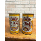 Vintage Schmidt's City Club Beer Flat Top Beer Can St Paul Minn Brewery Lot (2)