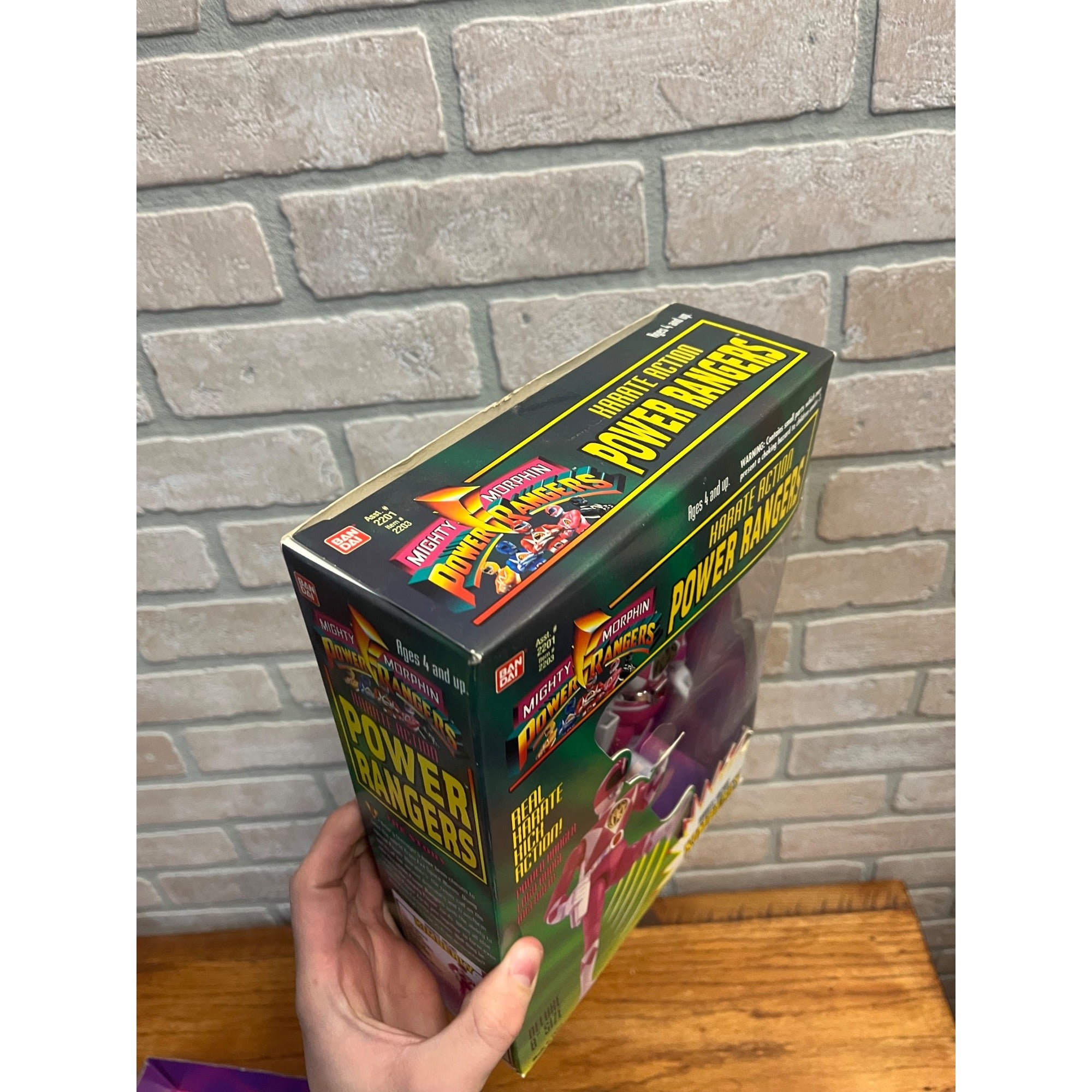 1994 Bandai Power Ranger Karate Action Kimberly PINK & Billy BLUE Figures