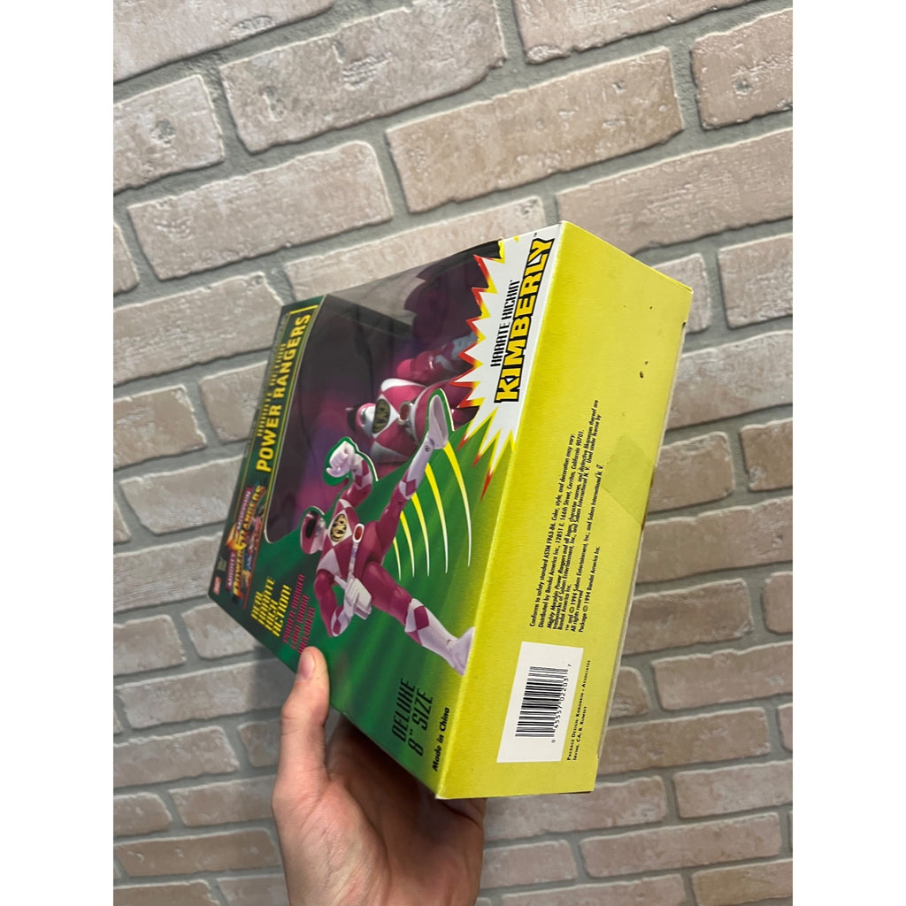 1994 Bandai Power Ranger Karate Action Kimberly PINK & Billy BLUE Figures