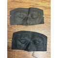 Antique Vintage 1920s Halloween or Odd Fellows Masks Gauze Black Party Costume