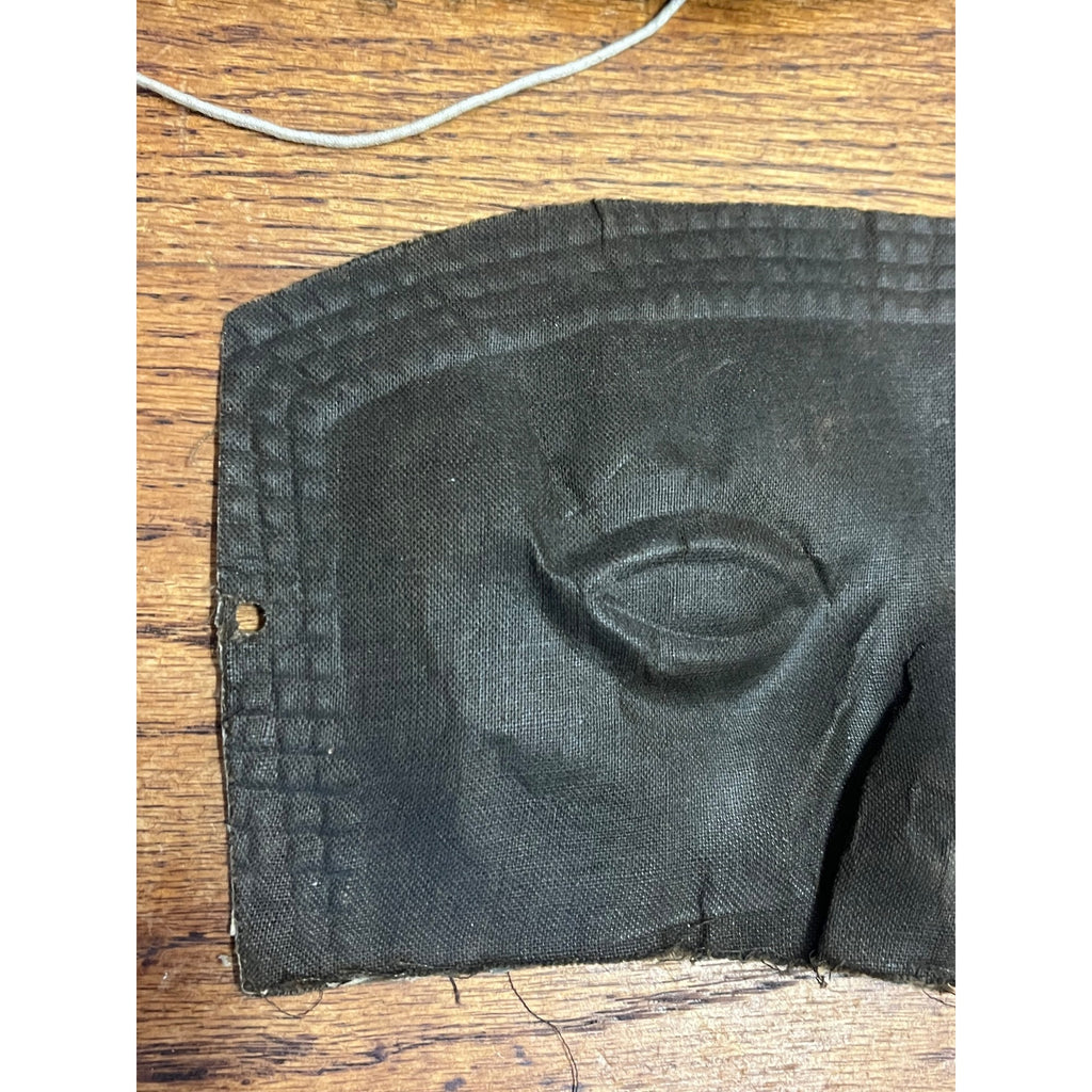 Antique Vintage 1920s Halloween or Odd Fellows Masks Gauze Black Party Costume
