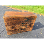 Vintage Birdseye Diamond Match Company Wood Crate Dovetail Joints Advertising