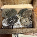 Pirate Treasure Chest W/ Real Pirate Money & 70 Grams of Silver