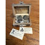 Pirate Treasure Chest W/ Real Pirate Money & 70 Grams of Silver