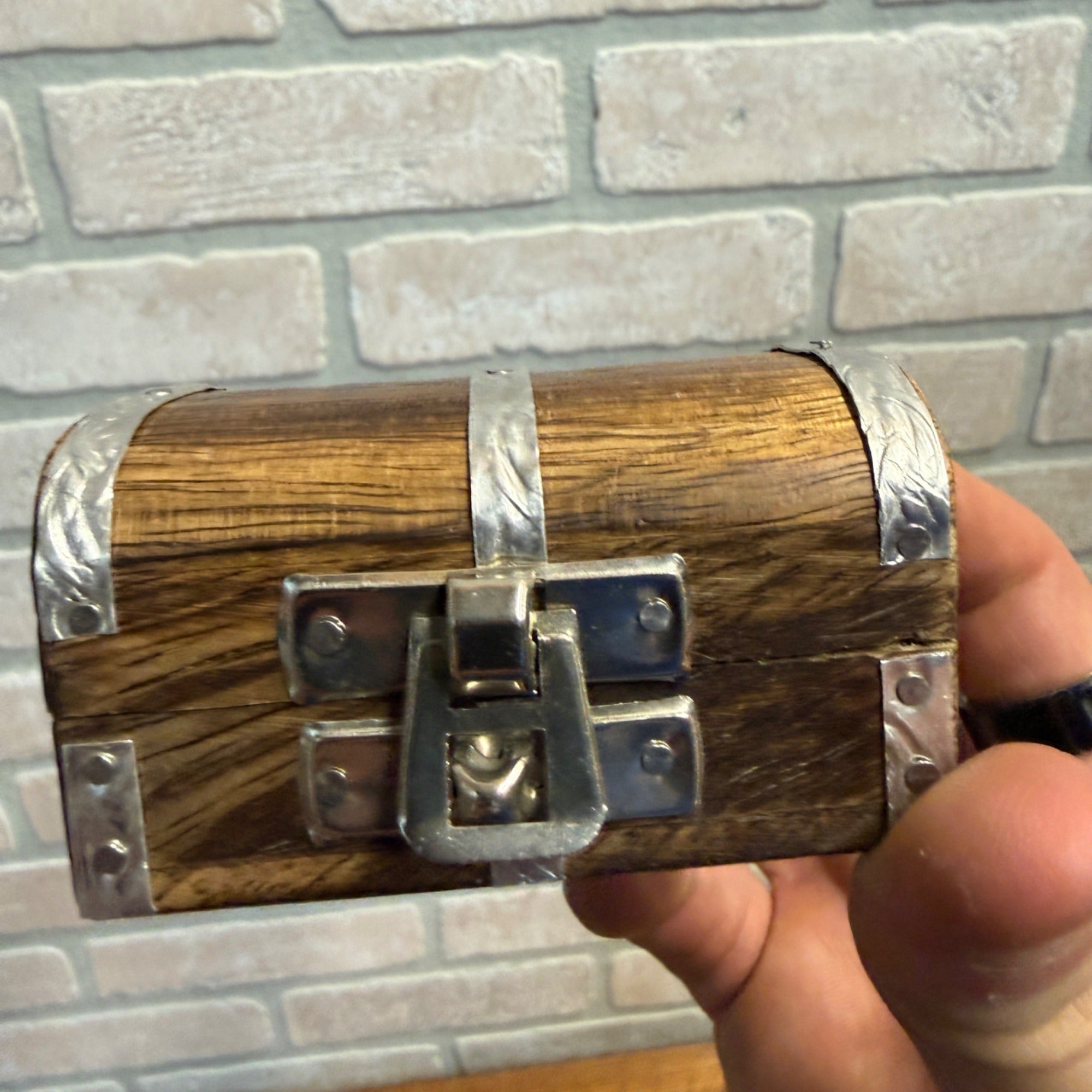 Pirate Treasure Chest W/ Real Pirate Money & 70 Grams of Silver