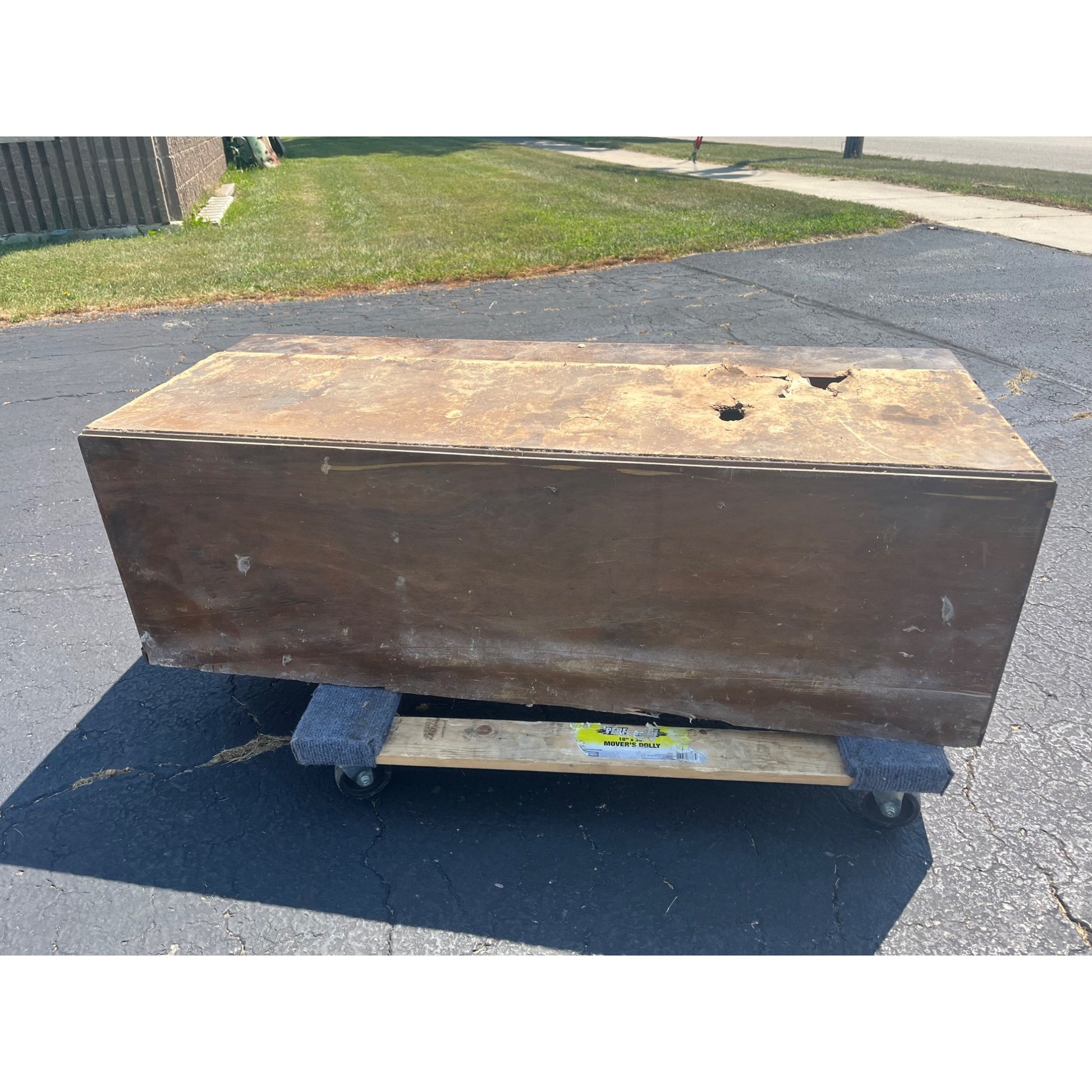 Vintage Ten Drawer Tabletop Oak Wooden Storage Cabinet Industrial