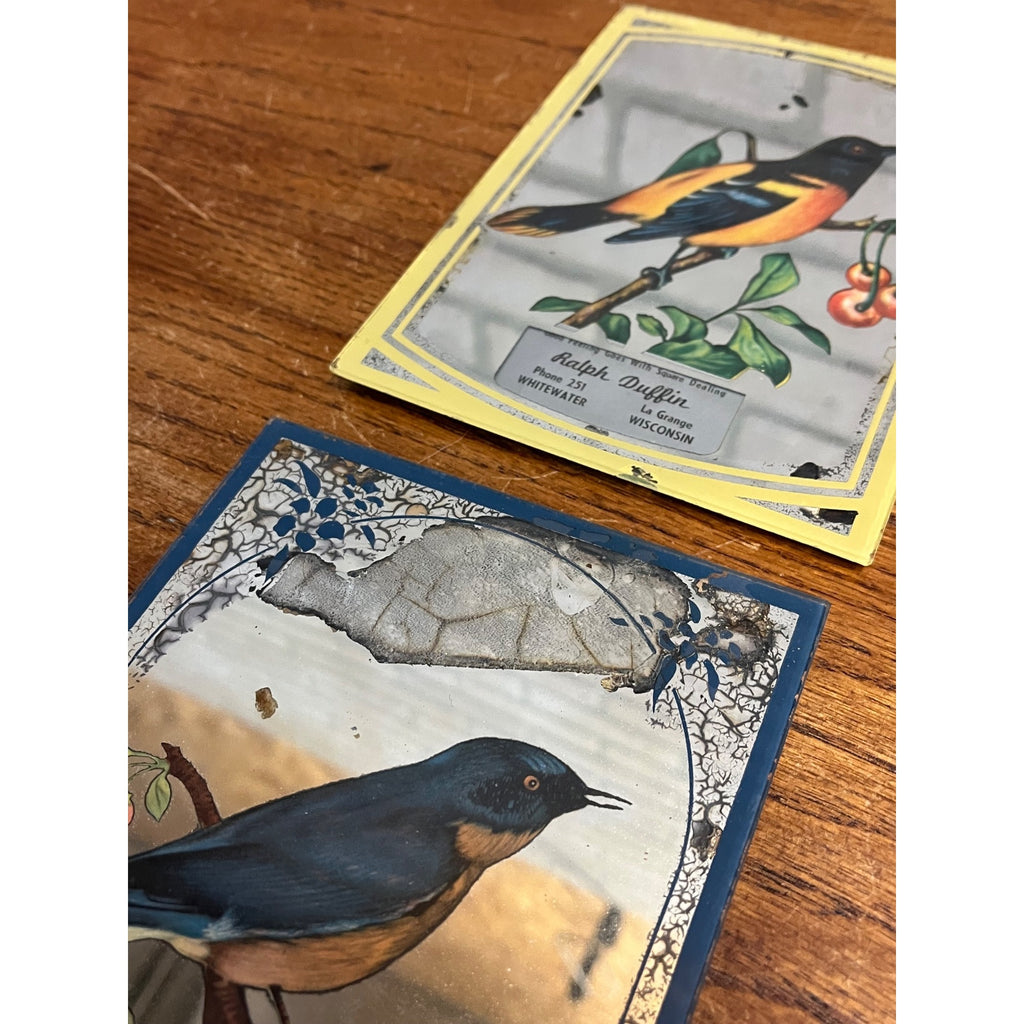 Vintage Ralph Duffin Advertising Signs La Grange Wisconsin Wi Wis