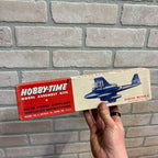 Vintage Gloster Meteor-8 Airplane Kit-1950's British Night Fighter by Hobby-Time