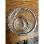 Vintage S & P Swinson Food Products Countertop Cracker Glass Jar 8" Advertising