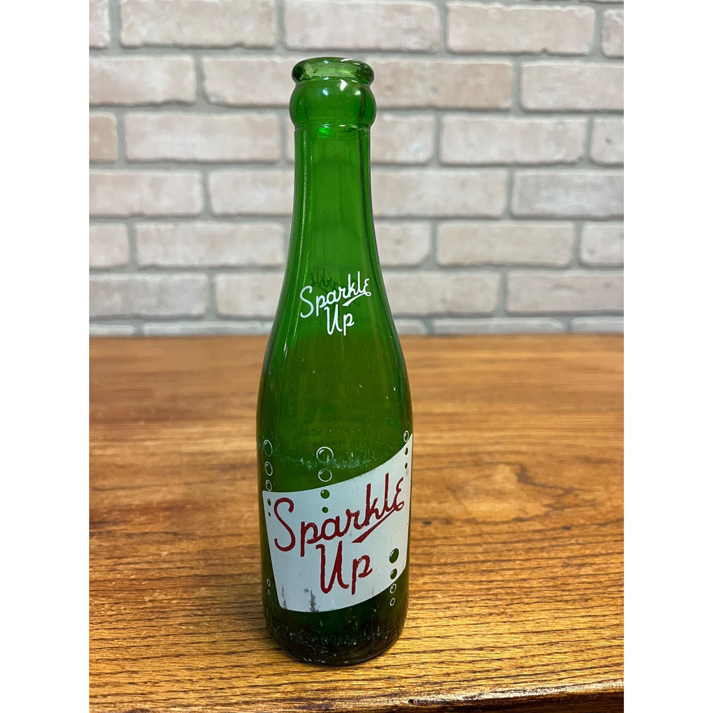 Vintage Sparkle Up ACL Soda Bottle Crystal Springs Bottling Co. Sheboygan, WI