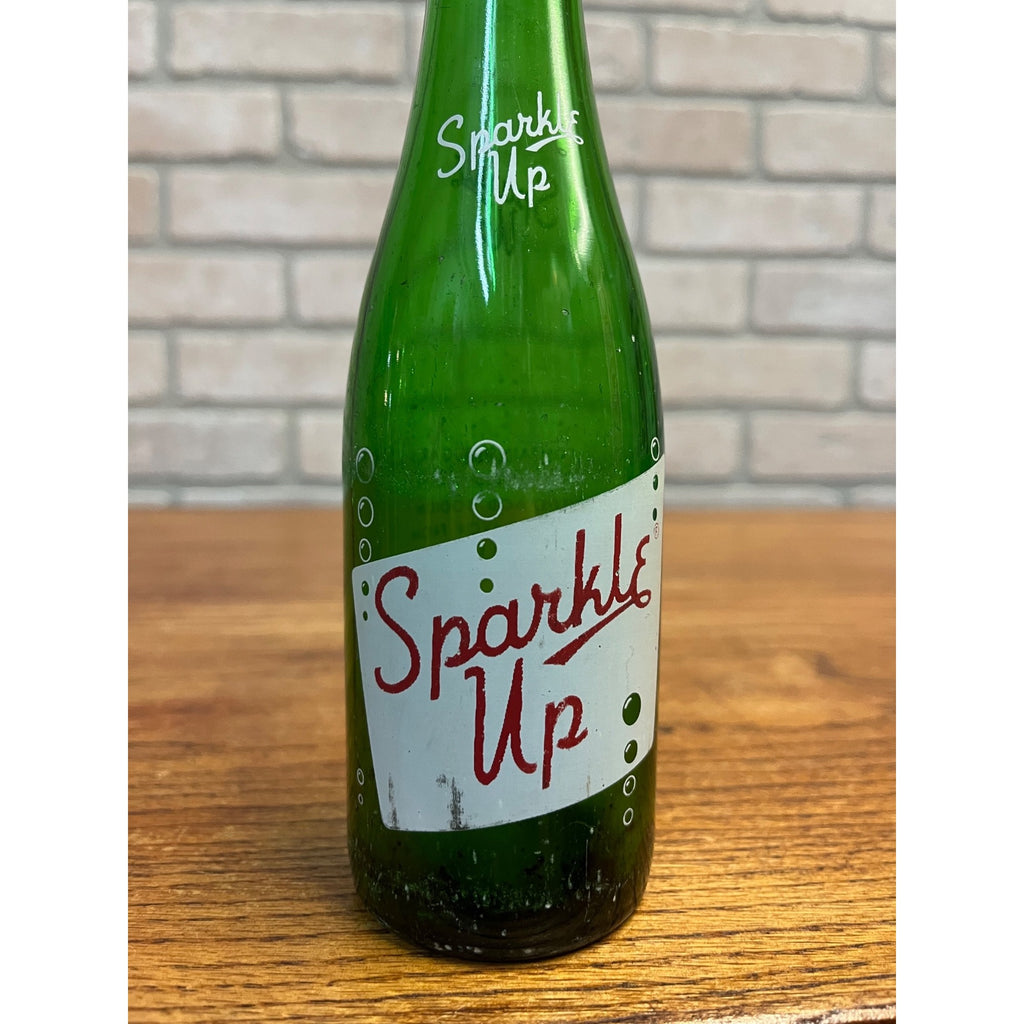 Vintage Sparkle Up ACL Soda Bottle Crystal Springs Bottling Co. Sheboygan, WI