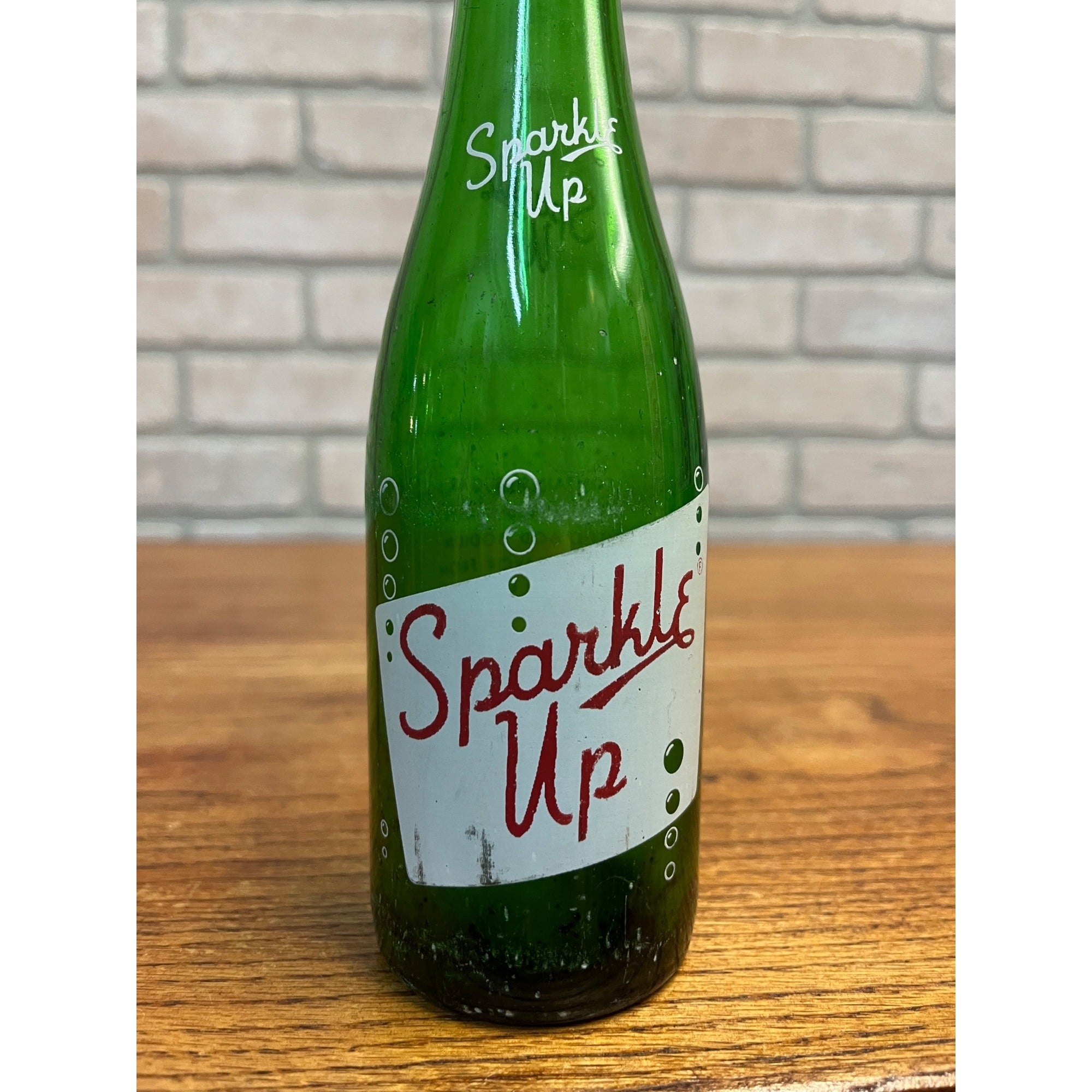Vintage Sparkle Up ACL Soda Bottle Crystal Springs Bottling Co. Sheboygan, WI