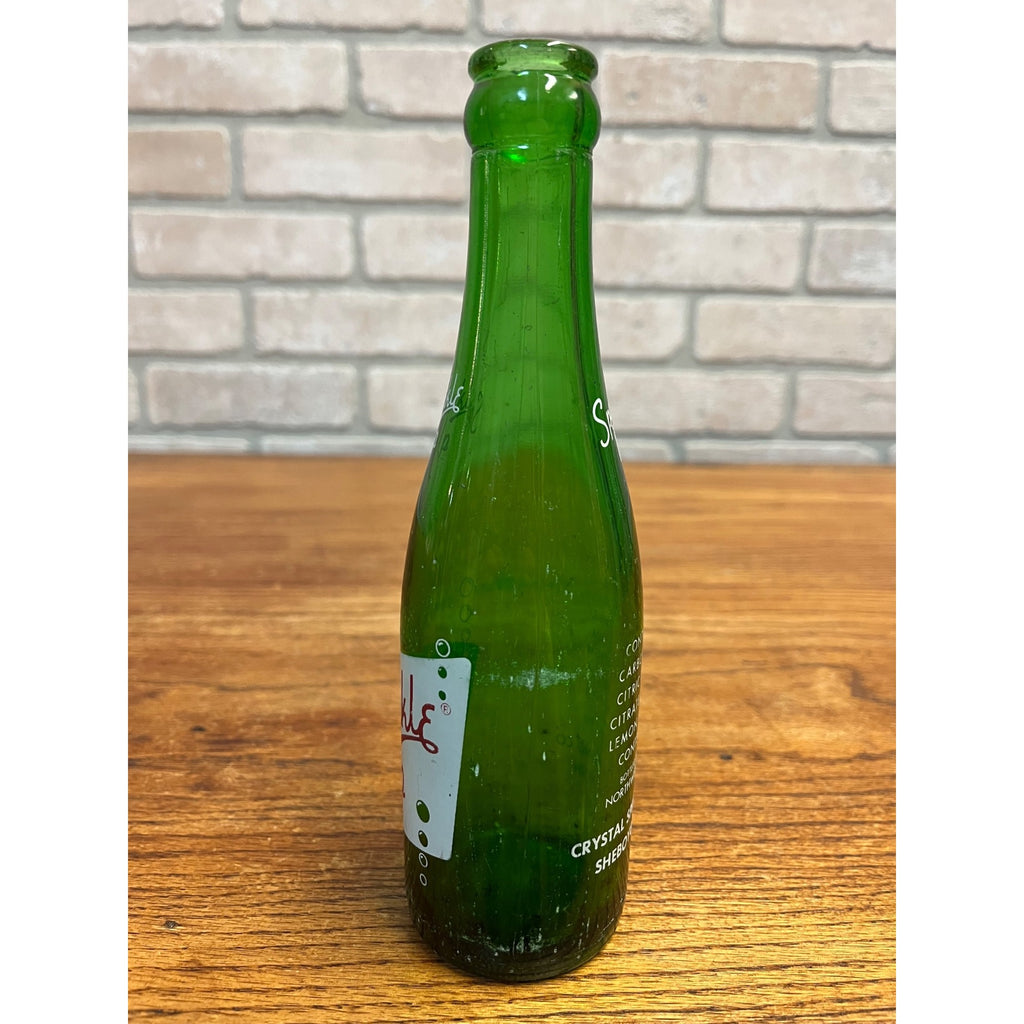 Vintage Sparkle Up ACL Soda Bottle Crystal Springs Bottling Co. Sheboygan, WI