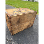 Vintage Blatz Brewing Co. Milwaukee WI Wooden Beer Crate Bottle Case Lidded