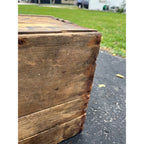 Vintage Blatz Brewing Co. Milwaukee WI Wooden Beer Crate Bottle Case Lidded