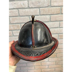 Vintage Cairns Leather Firefighter Helmet Brass FD Eagle Fireman's Hat c.1930-1945