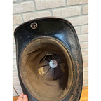Vintage Cairns Leather Firefighter Helmet Brass FD Eagle Fireman's Hat c.1930-1945