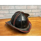 Vintage Cairns Leather Firefighter Helmet Brass FD Eagle Fireman's Hat c.1930-1945