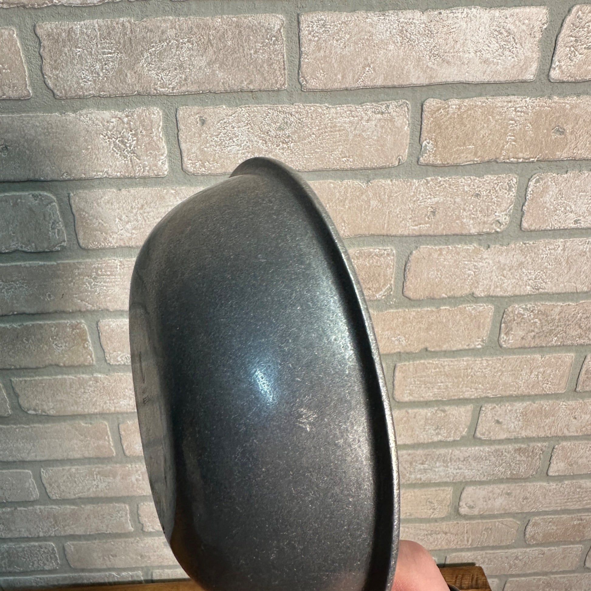 Vintage Carson Freeport PA Pewter 8.25" Bowl  Restaurant Ware