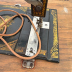 Antique White Sewing Machine Co Cabinet w/ Base As- Is