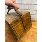 Vintage Bostrom Brady Surveying Instrument Model #4 w/ Wooden Box Case Antique