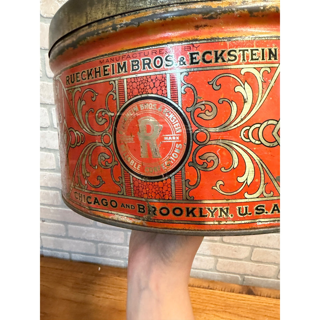 Rueckheim Bros. & Eckstein Reliable Confections Tin Marshmallow Cracker Jack