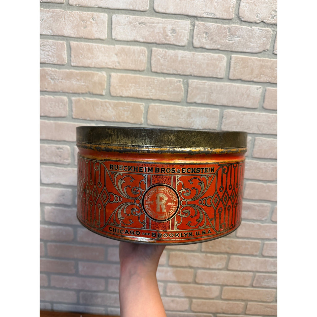 Rueckheim Bros. & Eckstein Reliable Confections Tin Marshmallow Cracker Jack