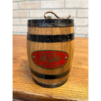 Vintage 1940s Blatz Beer Wooden Barrel Bank Sign Milwaukee Wi Wis Wisconsin