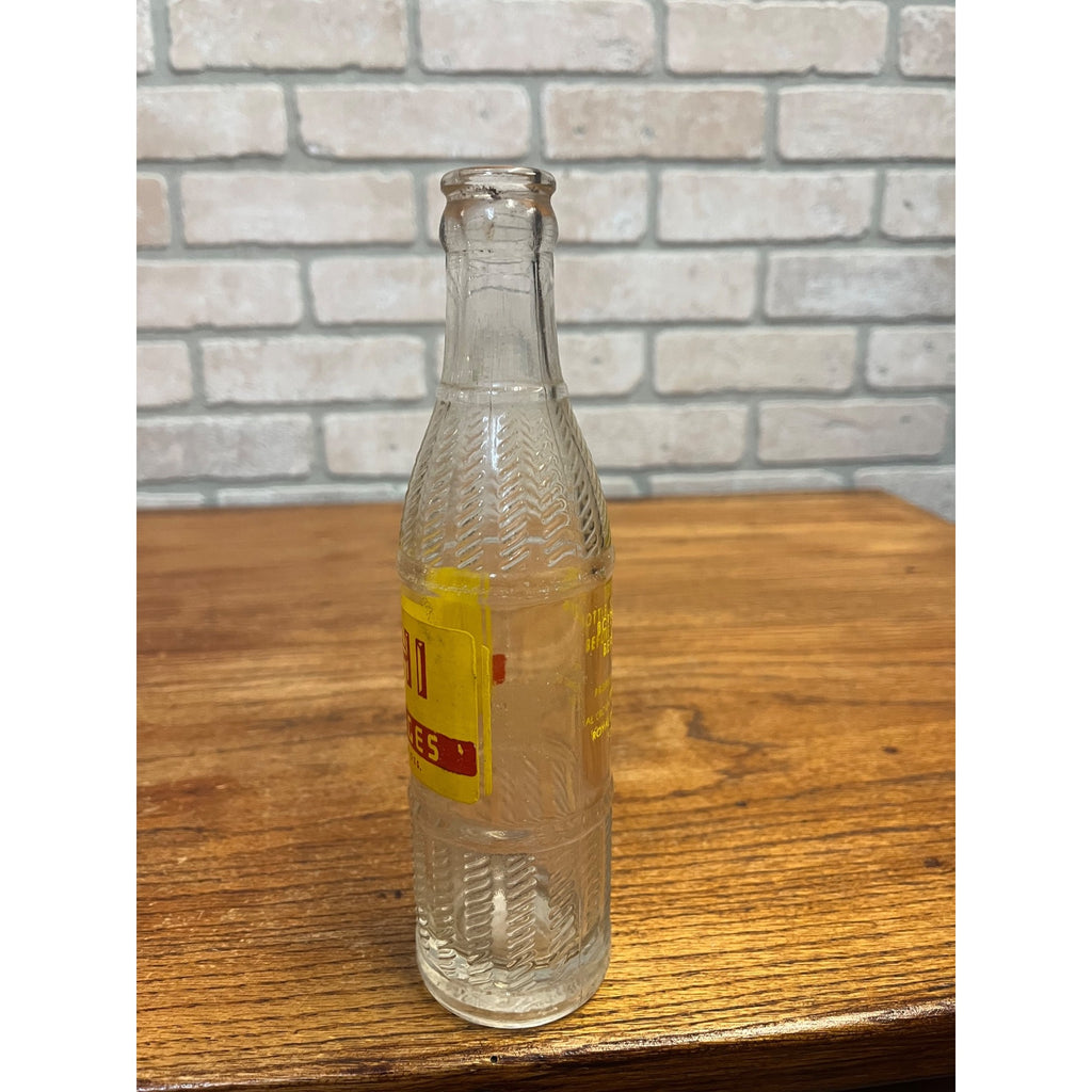 Vintage Nehi Beverages 7oz Soda Pop ACL Glass Bottle Fond du Lac Wis Wisconsin