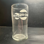 Vintage Pepsi Cola ACL  Fountain Glass Advertising 4-1/2" Tall