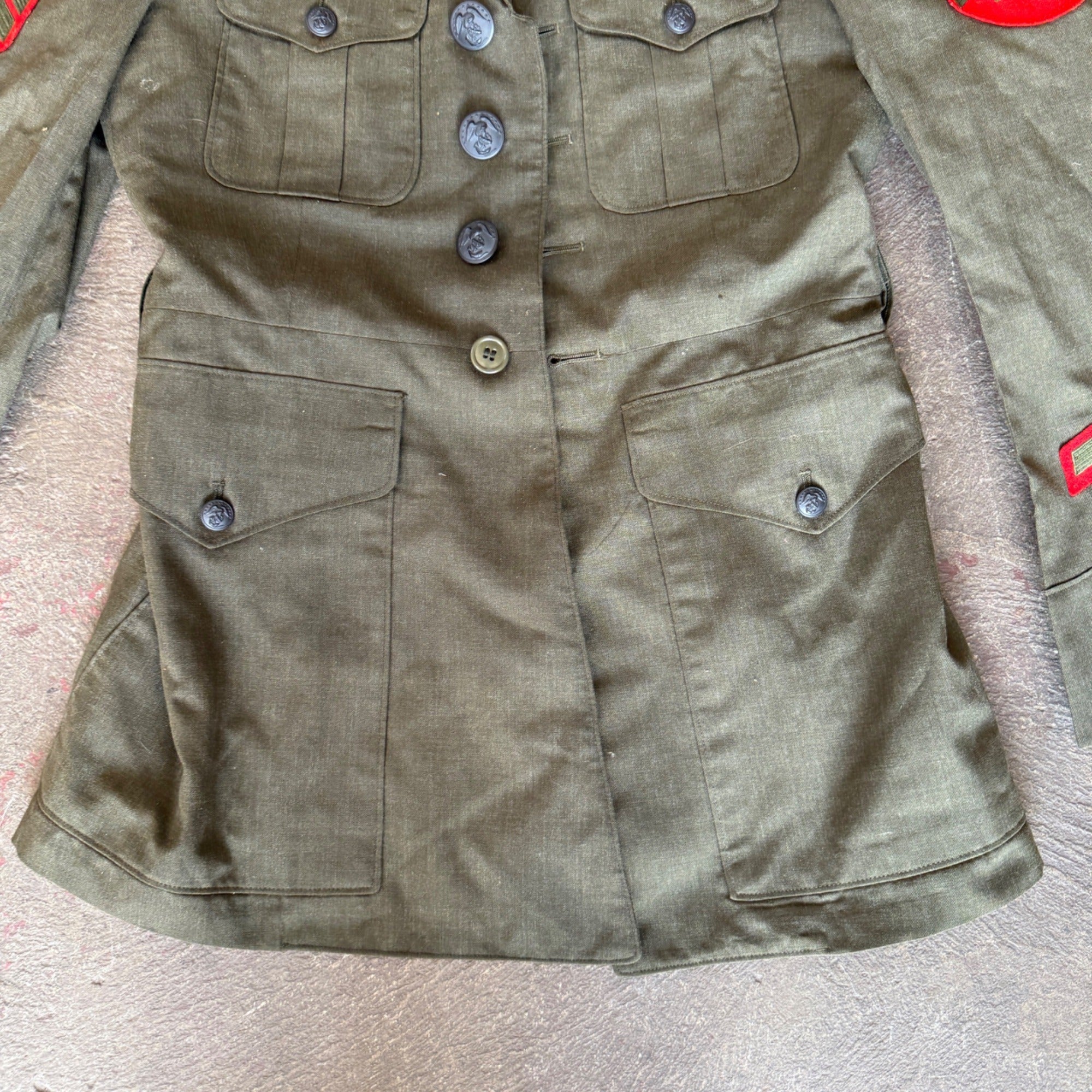 Vintage Military USMC Vietnam War Uniform Dress Jacket