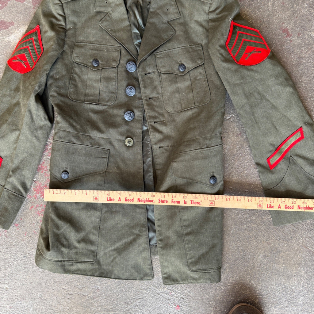 Vintage Military USMC Vietnam War Uniform Dress Jacket