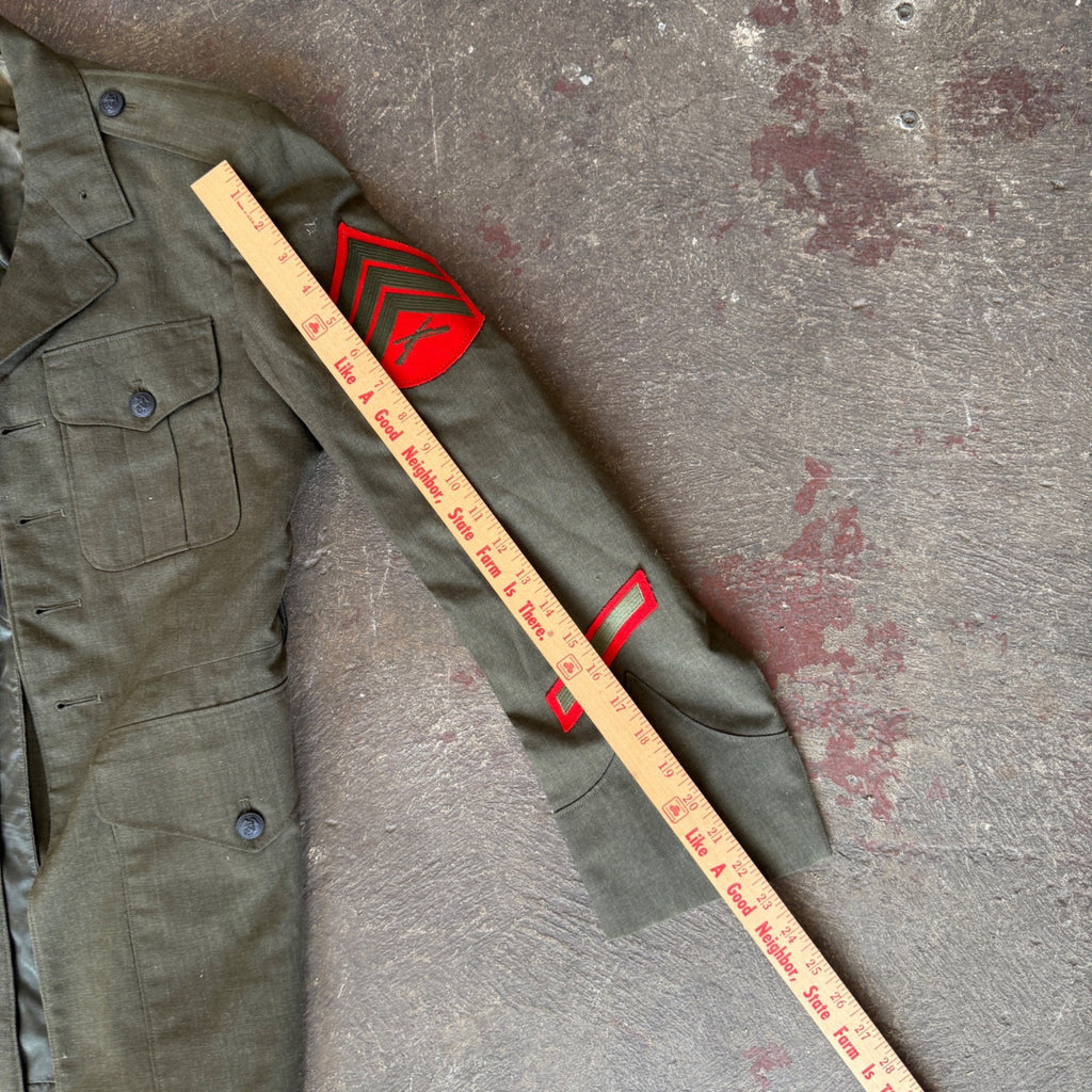 Vintage Military USMC Vietnam War Uniform Dress Jacket