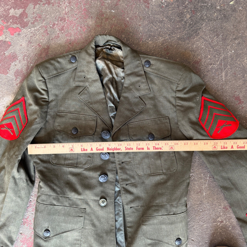 Vintage Military USMC Vietnam War Uniform Dress Jacket
