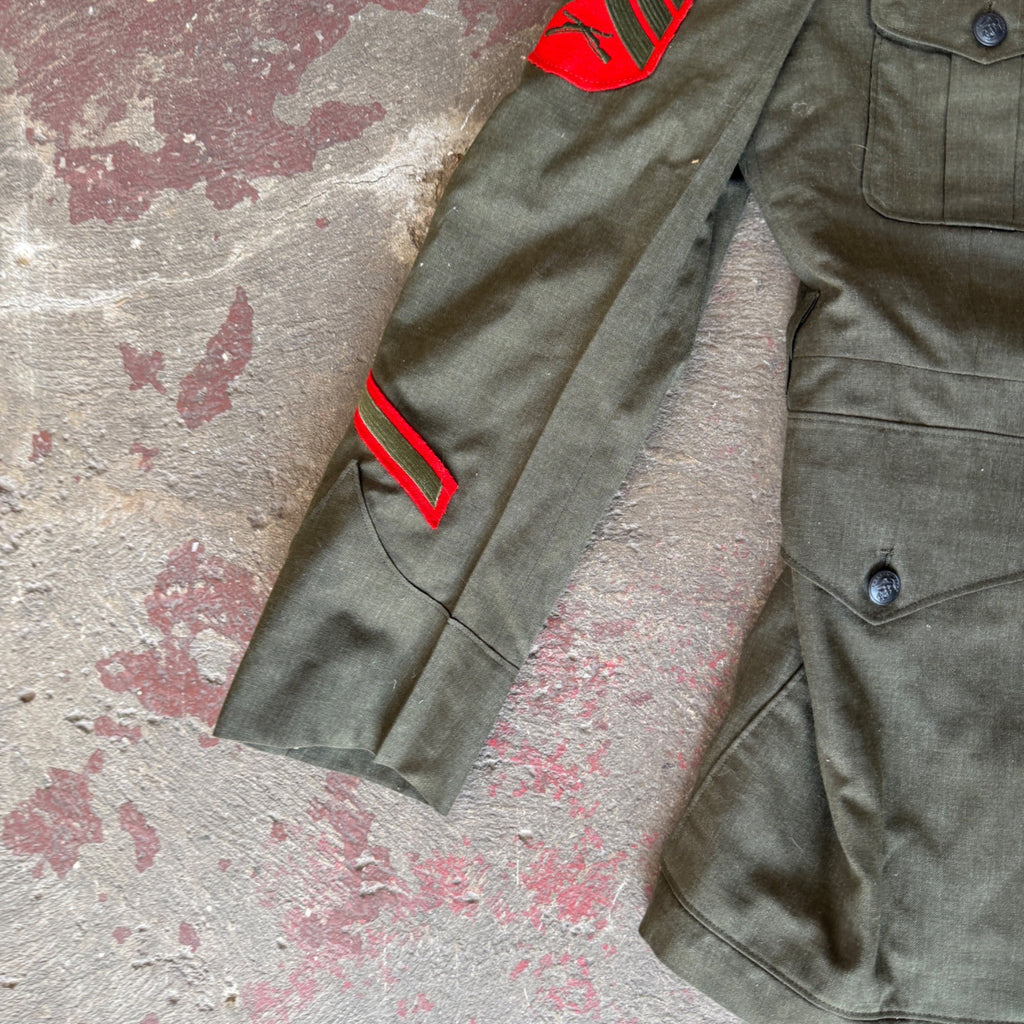 Vintage Military USMC Vietnam War Uniform Dress Jacket