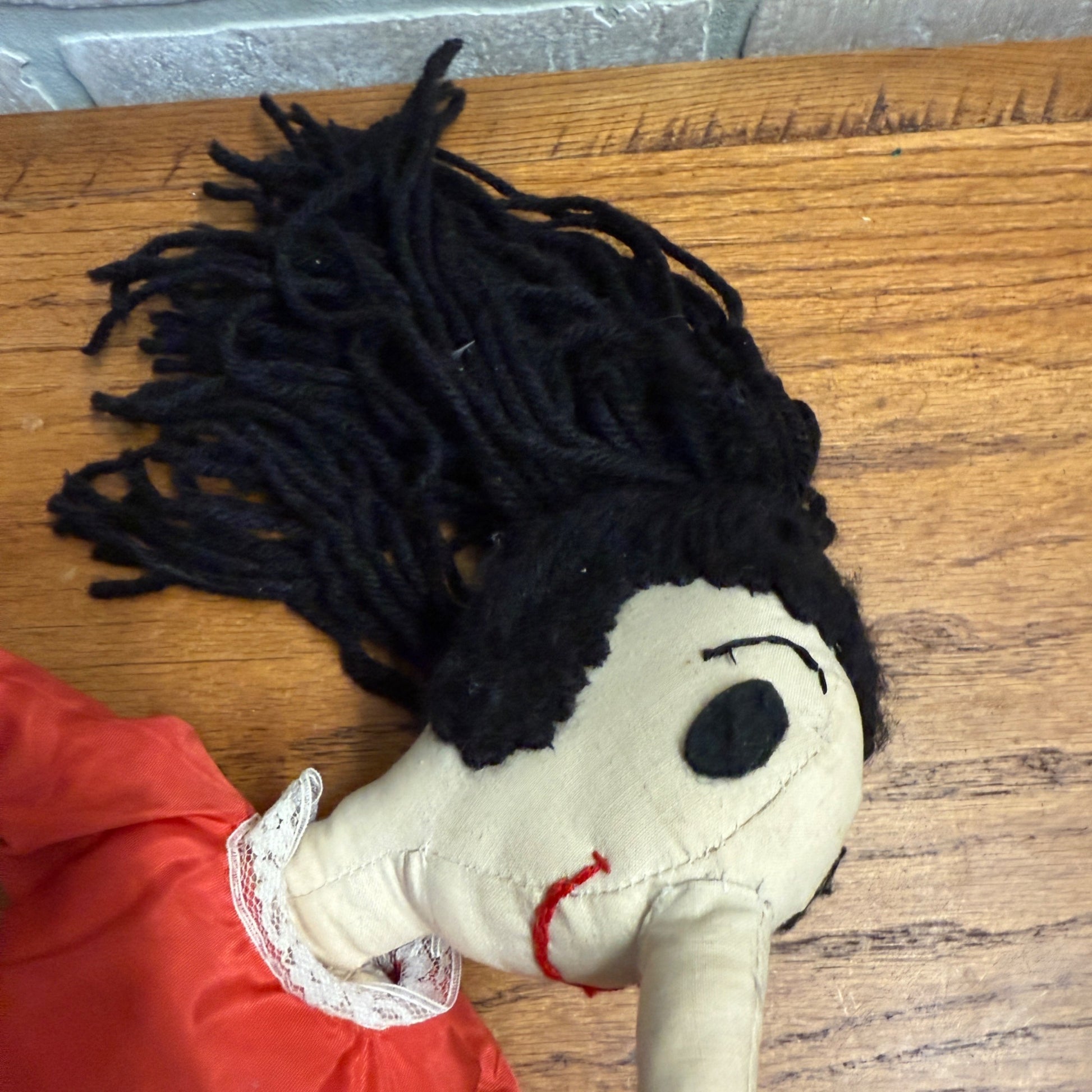 Vintage Homemade Olive Oyl Doll - Popeye's Girlfriend