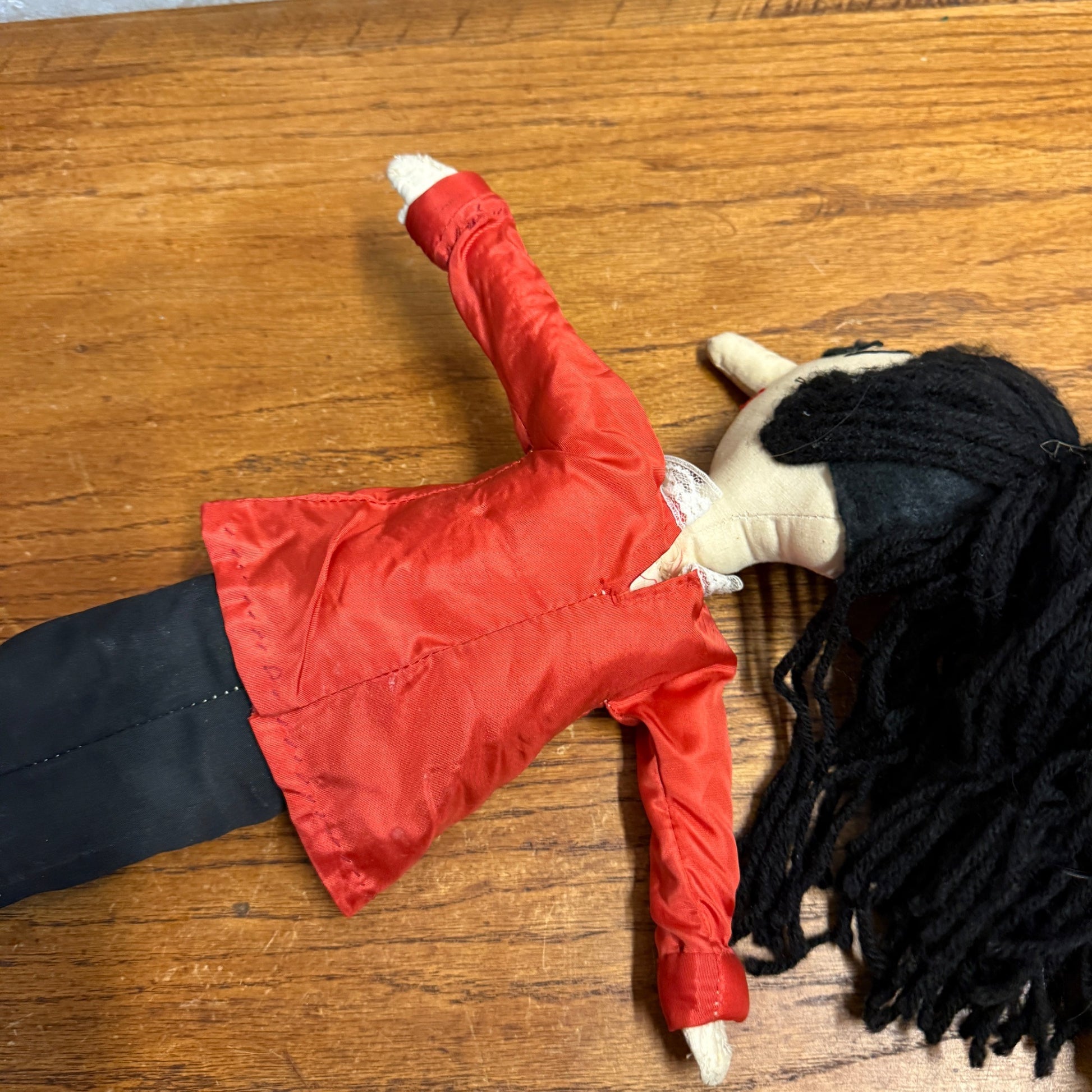 Vintage Homemade Olive Oyl Doll - Popeye's Girlfriend