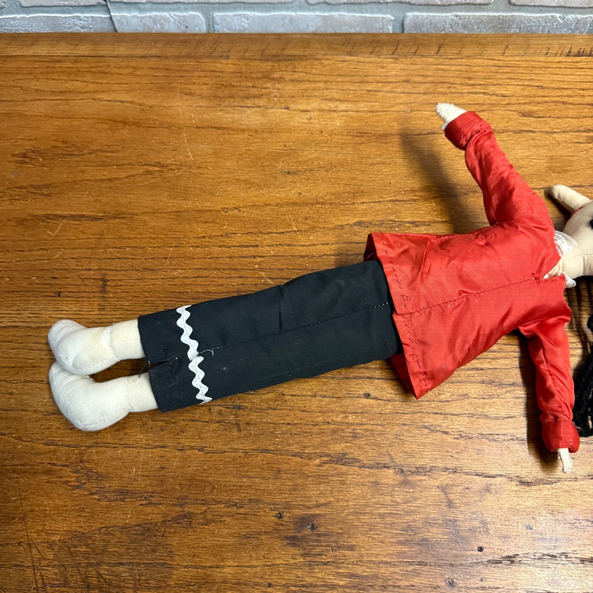 Vintage Homemade Olive Oyl Doll - Popeye's Girlfriend