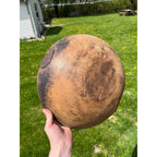 Antique Primitive 19th c. Wooden Dough Bowl Trencher Folk Art AAFA Farmhouse