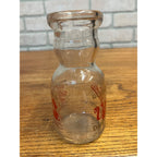 Vintage Verifine Milk Bottle "Wisconsin's Favorite" Sheboygan Wisconsin Dairy Products Co. Half-Pint