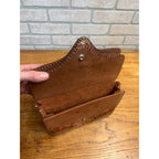 Mid Century Alligator Full Body Taxidermy Handbag Purse