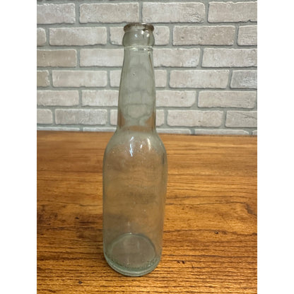 Northwestern Brewery Chicago Beer Bottle 12oz Clear Aqua Blue Illinois IL