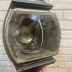 Antique 1800s Carriage Buggy Coach Auto Driving Lamp Beveled Glass Complete