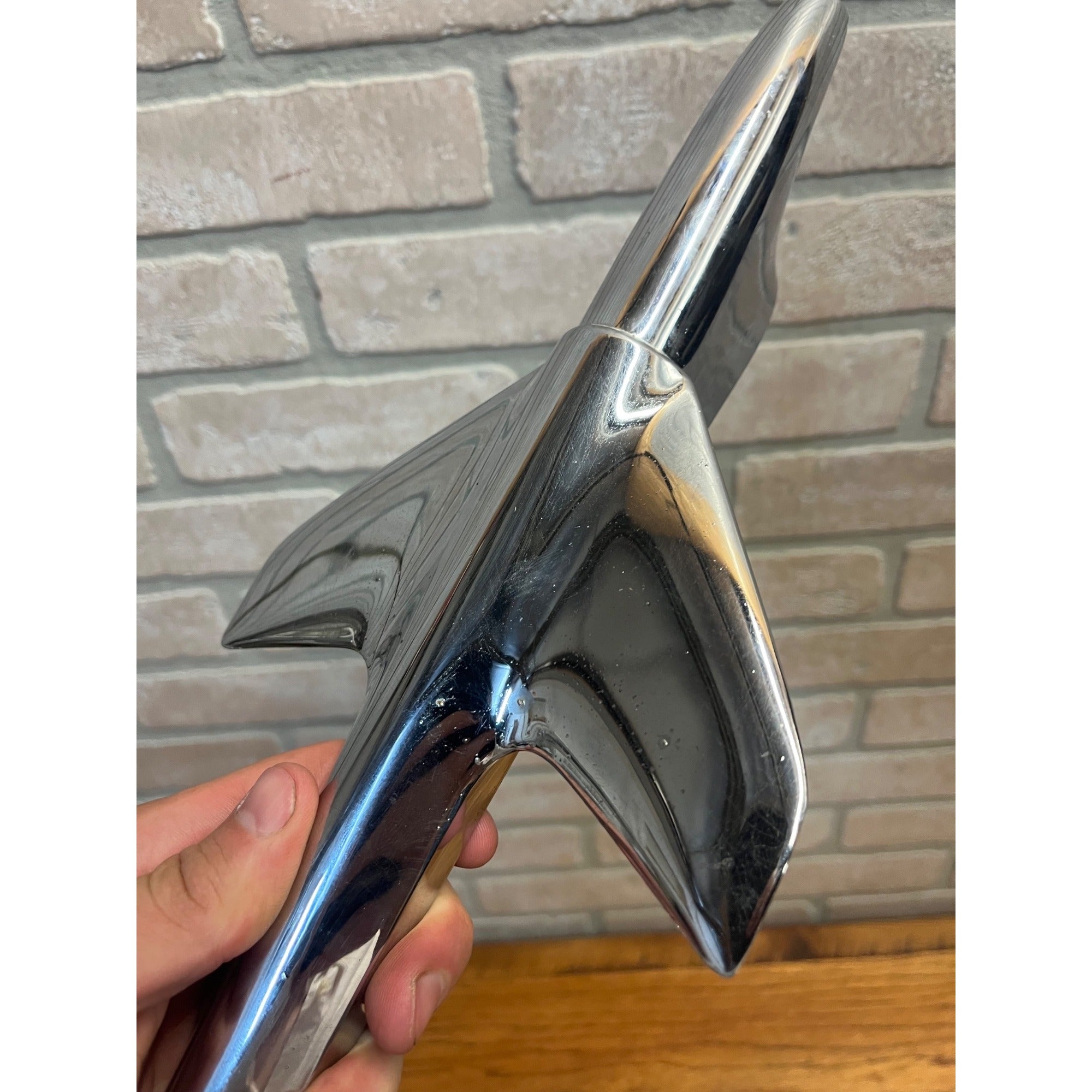 Vintage Original 1951 Chevrolet Jet Plane Airplane Hood Ornament 16" Chevy GMC 4