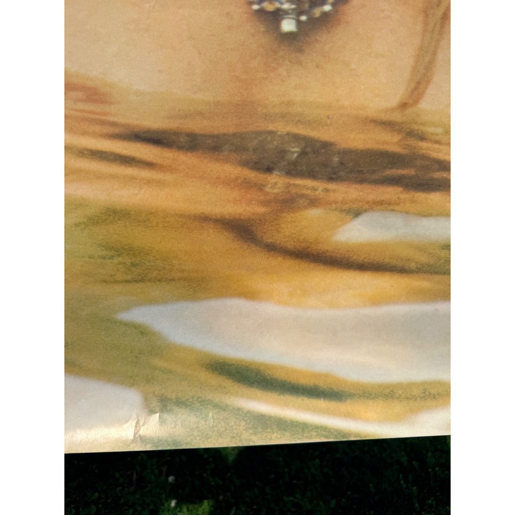 Vintage 1968 Brigitte Bardot "Personality Poster"  Risque Girl Sexy Pin-Up Garage