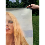 Vintage 1968 Brigitte Bardot "Personality Poster"  Risque Girl Sexy Pin-Up Garage