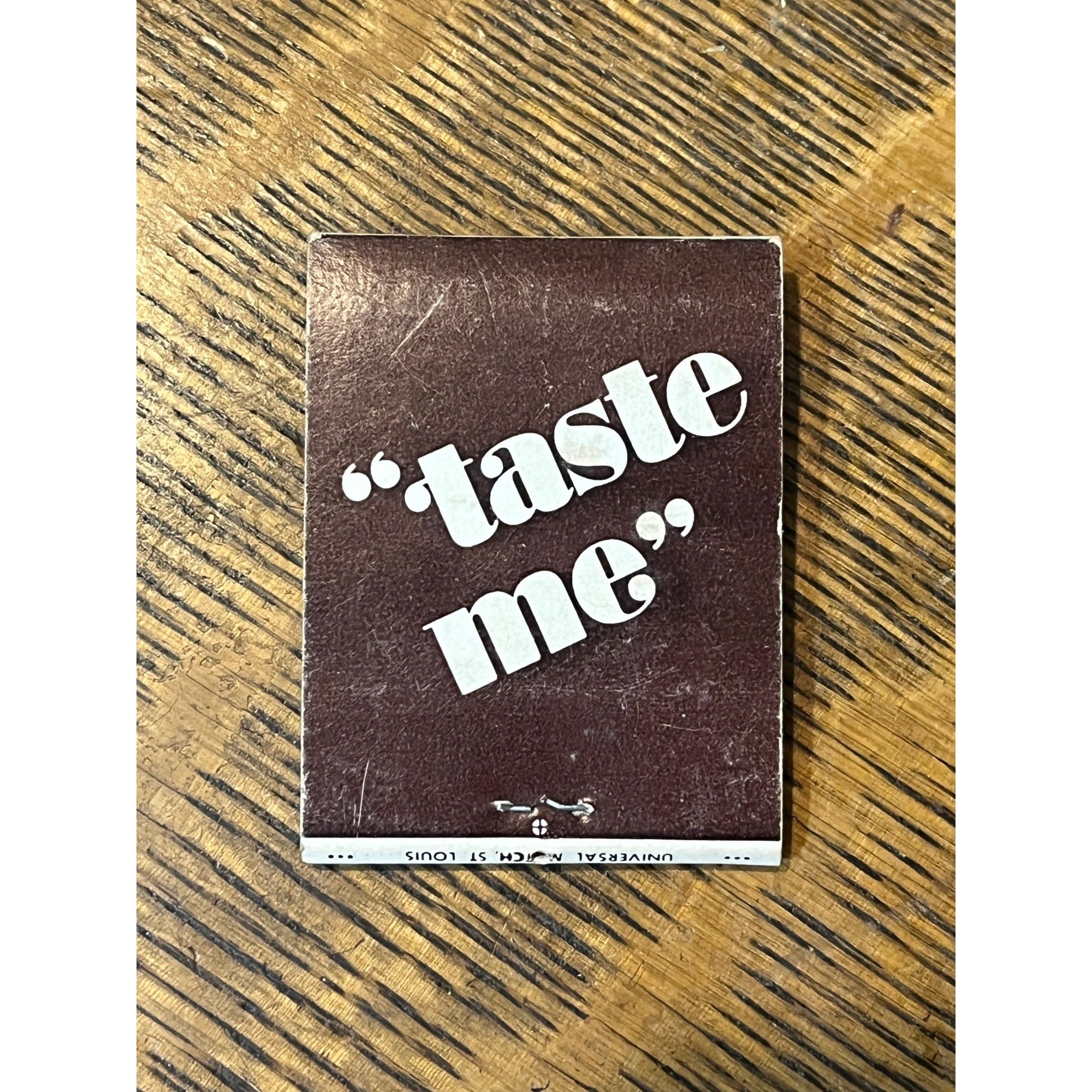 Vintage Matchbook Advertising Doral Filter Cigarettes “Taste Me” FULL