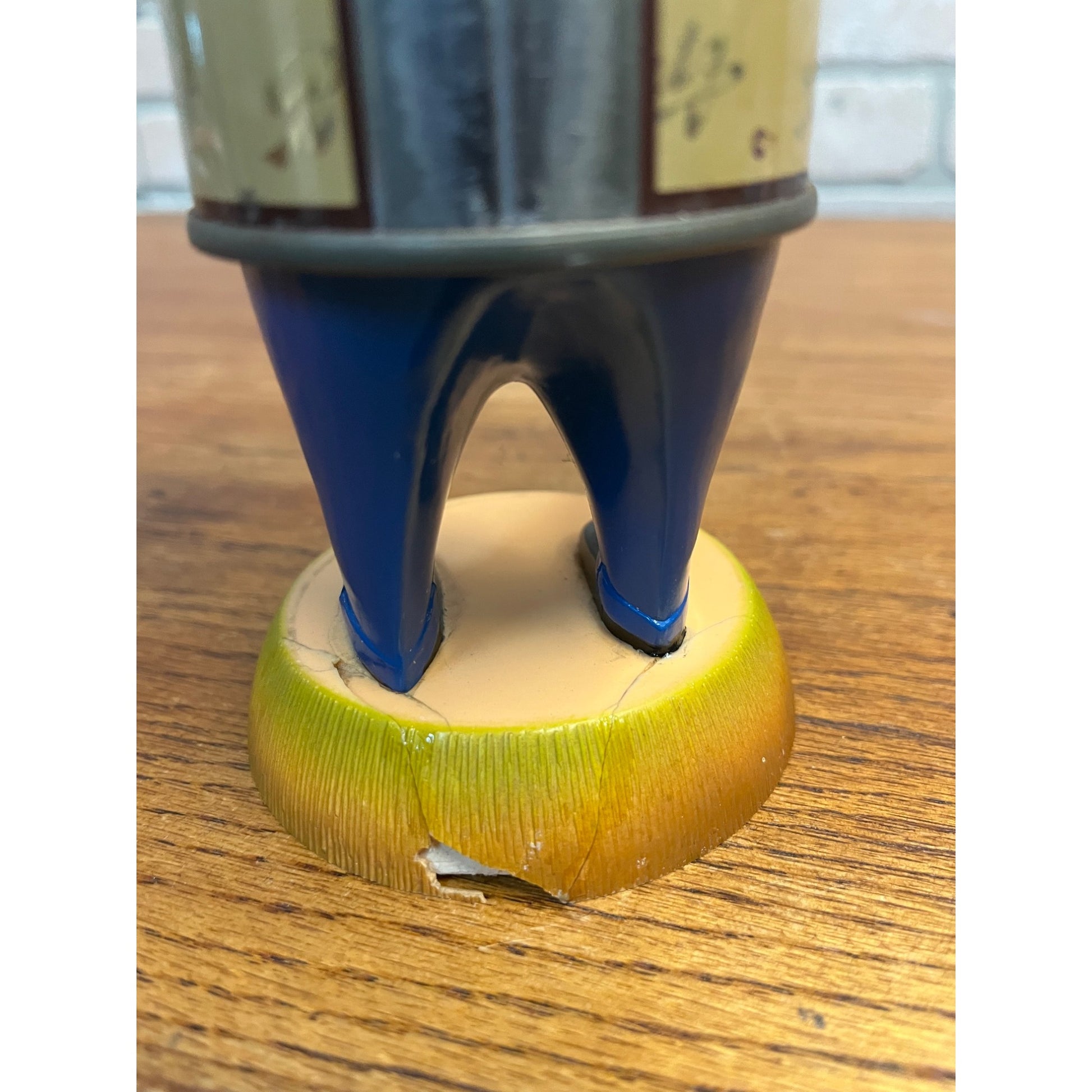 Vintage Blatz Beer Can Man Figure w/ Tie  - No Flag