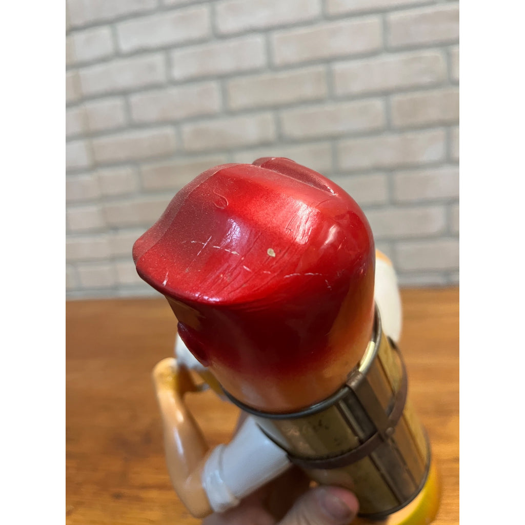 Vintage Blatz Beer Can Man Figure w/ Tie  - No Flag