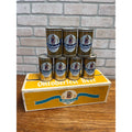 Vintage 1970s Oktoberfest Molson's Beer Push Button Beer Cans (7) + Original Box